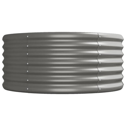 plantekasse 368x80x36 cm galvaniseret stål grå