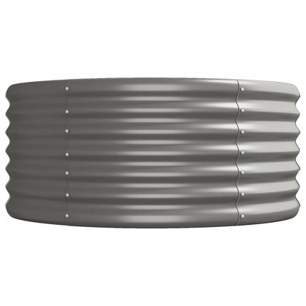 plantekasse 440x80x36 cm galvaniseret stål grå