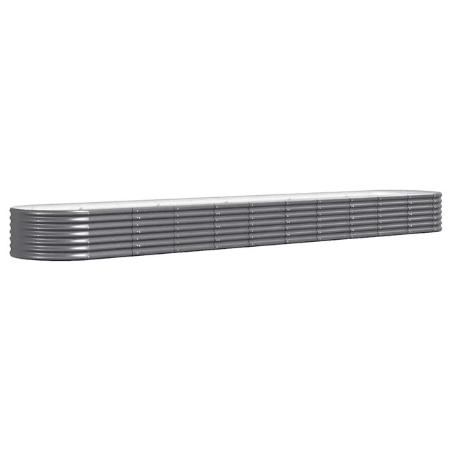 plantekrukke 440x80x36 cm galvaniseret stål antracitgrå