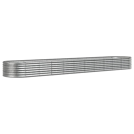 plantekrukke 440x80x36 cm galvaniseret stål sølvfarvet
