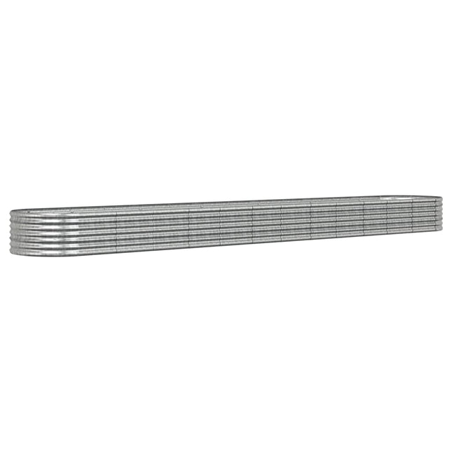 plantekrukke 512x80x36 cm galvaniseret stål sølvfarvet
