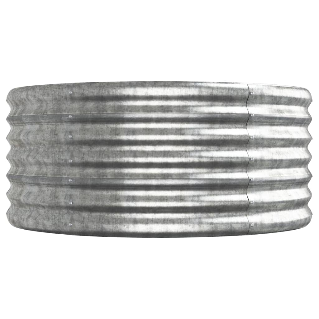 plantekrukke 620x80x36 cm galvaniseret stål sølvfarvet