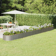 plantekrukke 620x80x36 cm galvaniseret stål sølvfarvet