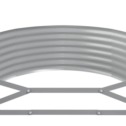 plantekasse 175x100x36 cm galvaniseret stål grøn