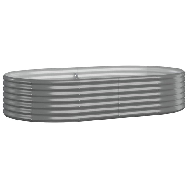 plantekasse 175x100x36 cm galvaniseret stål grå
