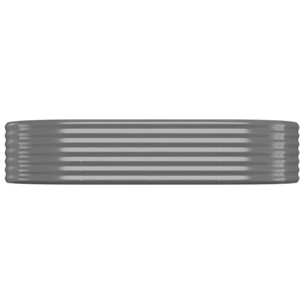 plantekasse 175x100x36 cm galvaniseret stål grå