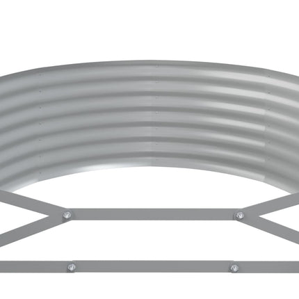 plantekasse 175x100x36 cm galvaniseret stål grå