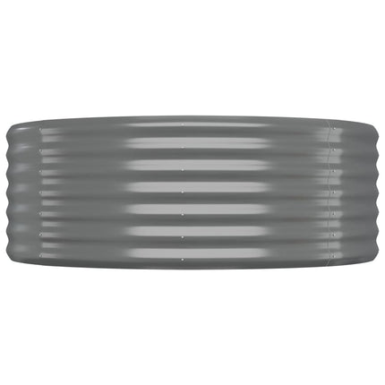 plantekasse 322x100x36 cm galvaniseret stål grå