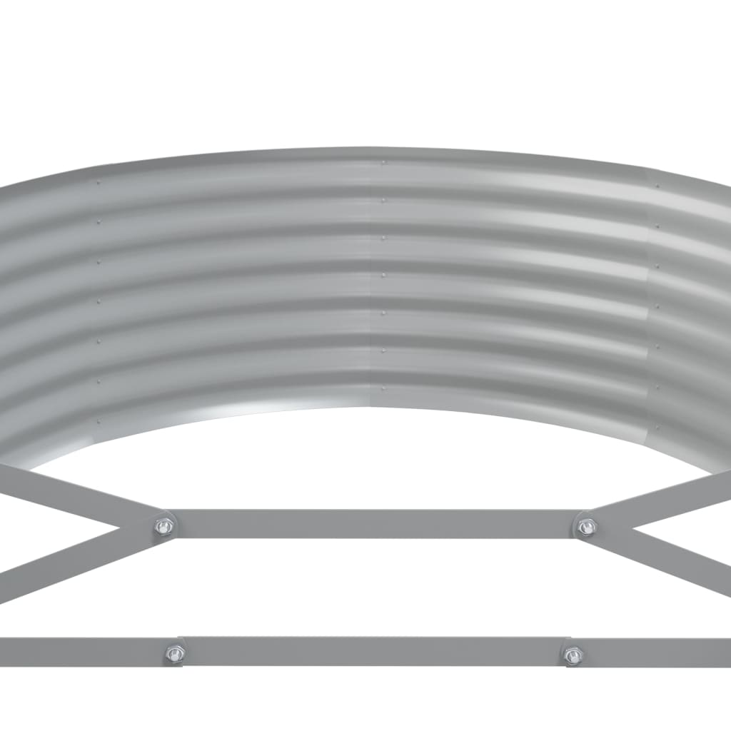 plantekasse 507x100x36 cm galvaniseret stål grøn