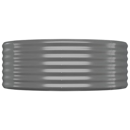 plantekasse 507x100x36 cm galvaniseret stål grå