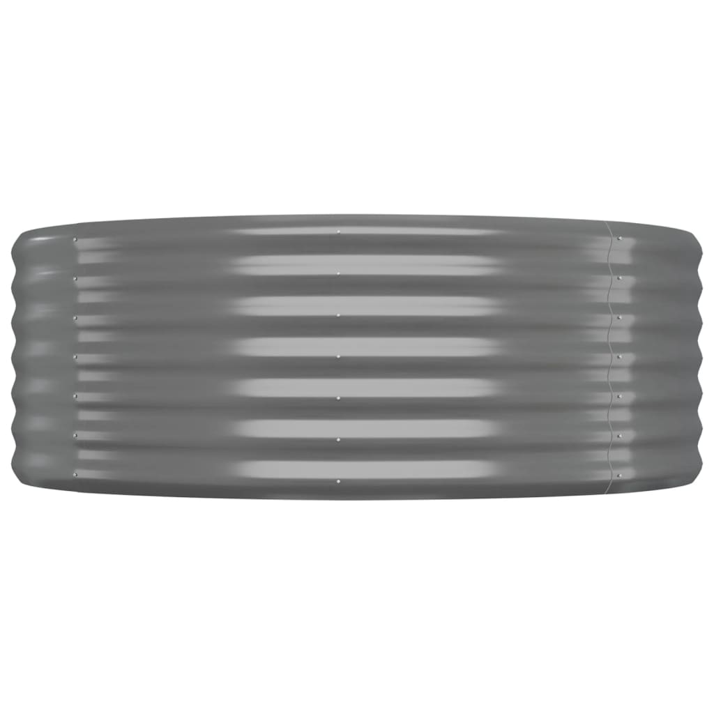 plantekasse 507x100x36 cm galvaniseret stål grå