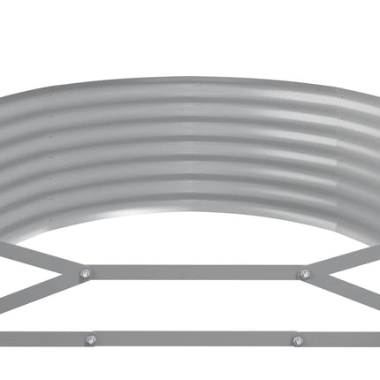 plantekasse 507x100x36 cm galvaniseret stål antracitgrå