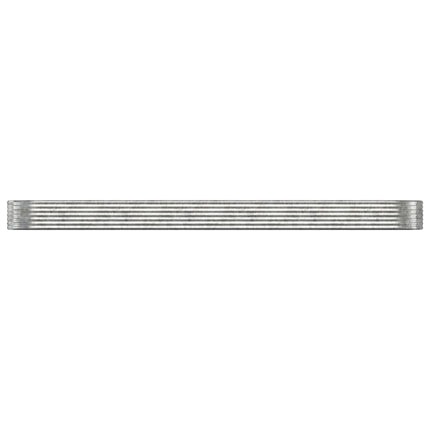 plantekasse 507x100x36 cm galvaniseret stål sølvfarvet