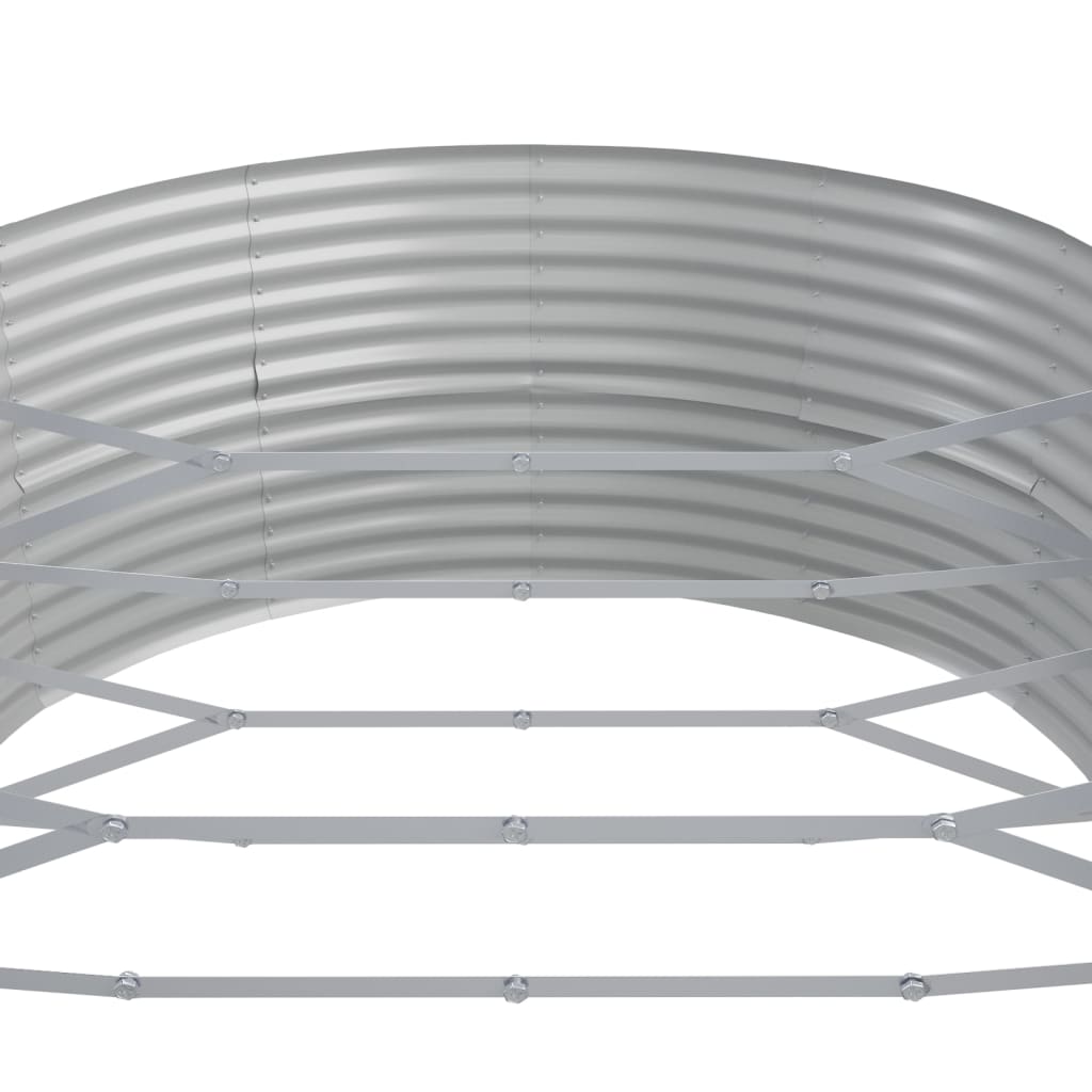 plantekasse 544x100x36 cm galvaniseret stål grøn