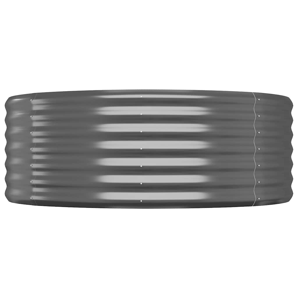 plantekasse 544x100x36 cm galvaniseret stål antracitgrå