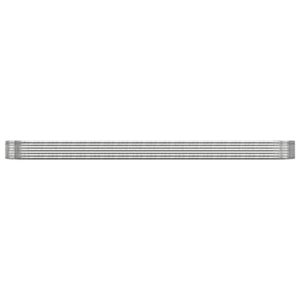 plantekasse 544x100x36 cm galvaniseret stål sølvfarvet