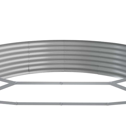 højbed til haven galvaniseret stål 296x140x36 cm antracit