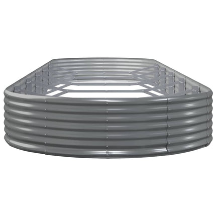 plantekasse 523x140x36 cm galvaniseret stål grå