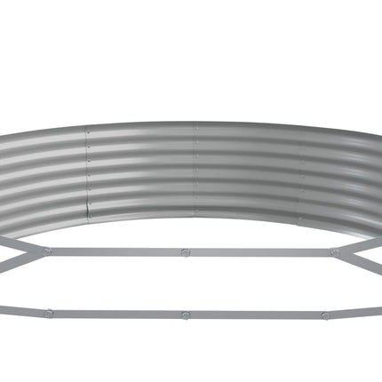 plantekasse 523x140x36 cm galvaniseret stål sølvfarvet
