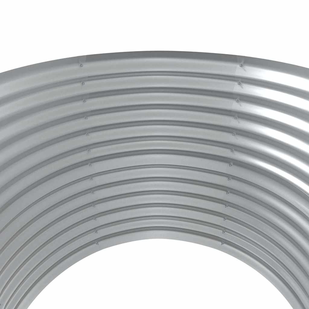 plantekasse 100x100x68 cm galvaniseret stål antracitgrå