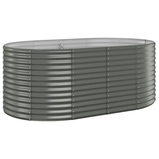 plantekrukke 175x100x68 cm galvaniseret stål grå