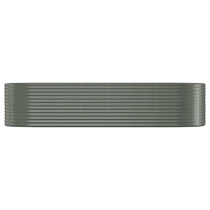 plantekasse 322x100x68 cm galvaniseret stål grå