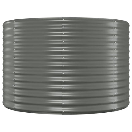 plantekasse 322x100x68 cm galvaniseret stål grå