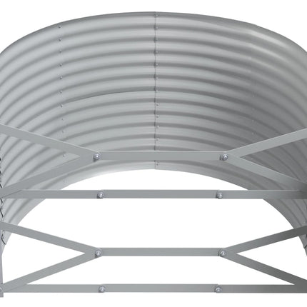 plantekasse 322x100x68 cm galvaniseret stål brun