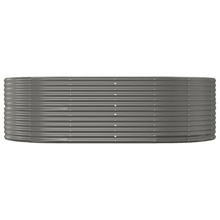 plantekasse 212x140x68 cm galvaniseret stål grå