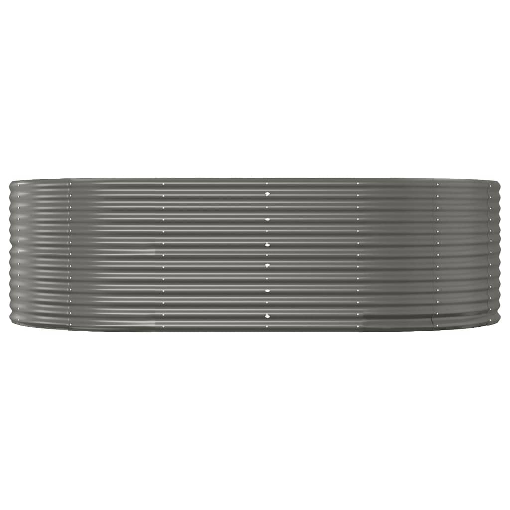 plantekasse 212x140x68 cm galvaniseret stål grå