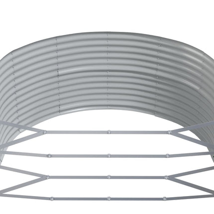 plantekasse 212x140x68 cm galvaniseret stål brun