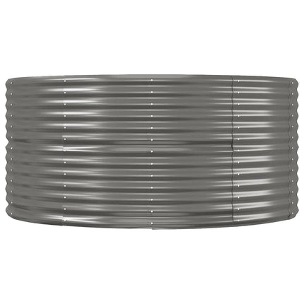 plantekasse 291x140x68 cm galvaniseret stål grå