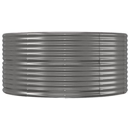 plantekasse 367x140x68 cm galvaniseret stål grå