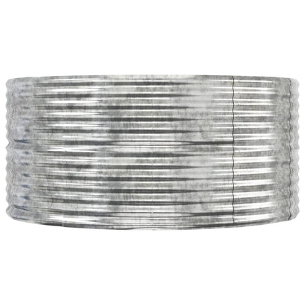 plantekasse 447x140x68 cm galvaniseret stål sølvfarvet