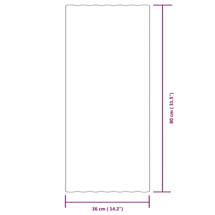 tagplader 12 stk. 80x36 cm galvaniseret stål grå