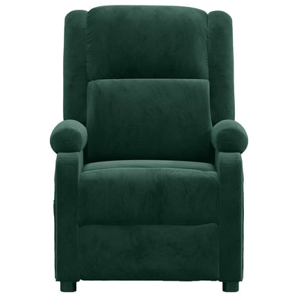 massagestol velour mørkegrøn