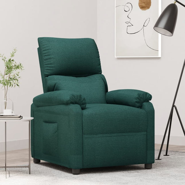 lænestol stof mørkegrøn
