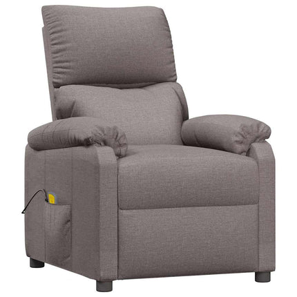 massagestol stof gråbrun