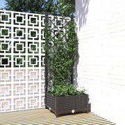 haveplantekasse med espalier sort 40x40x121,5 cm PP