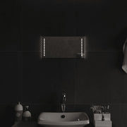 badeværelsesspejl med LED-lys 40x20 cm