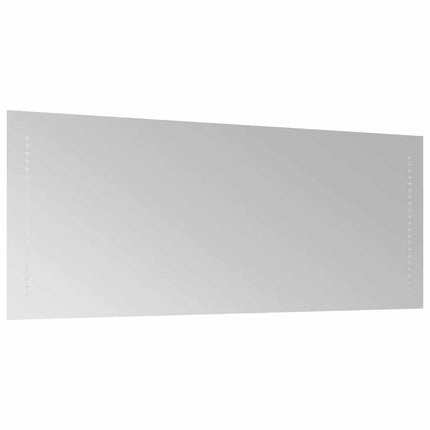 badeværelsesspejl med LED-lys 100x40 cm