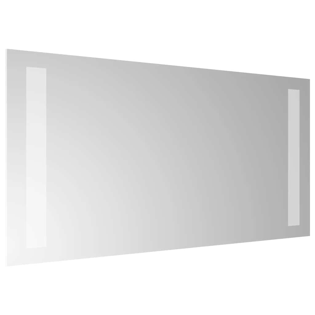 badeværelsesspejl med LED-lys 40x20 cm