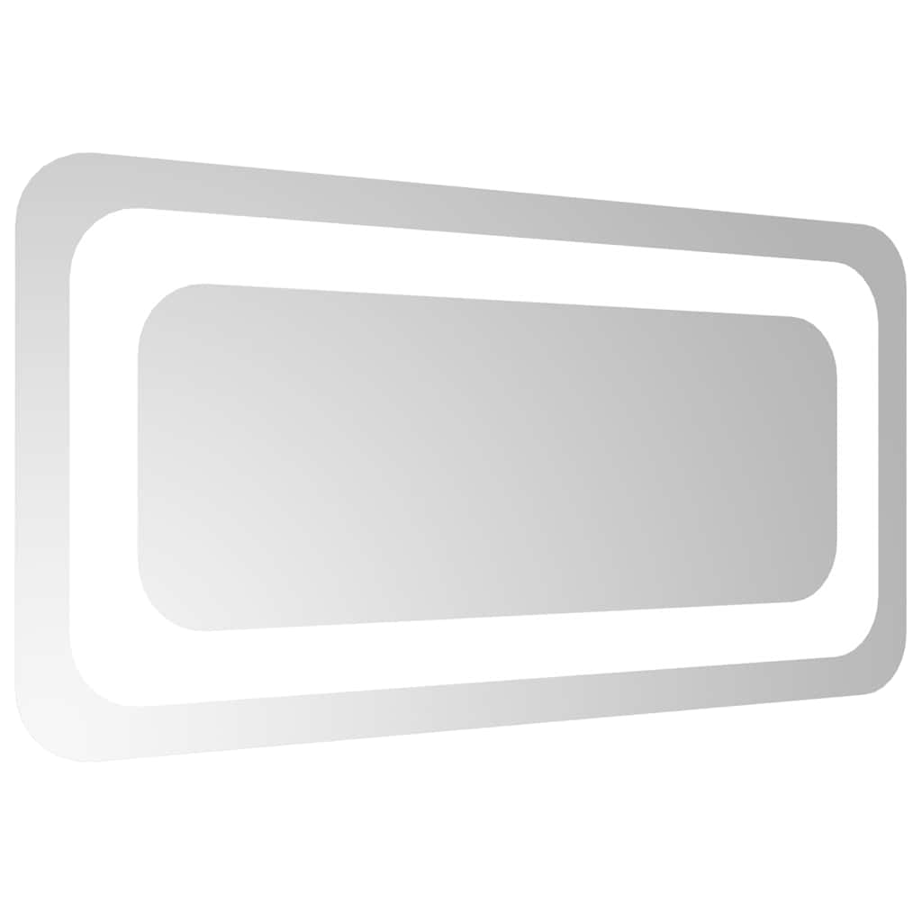 badeværelsesspejl med LED-lys 40x20 cm