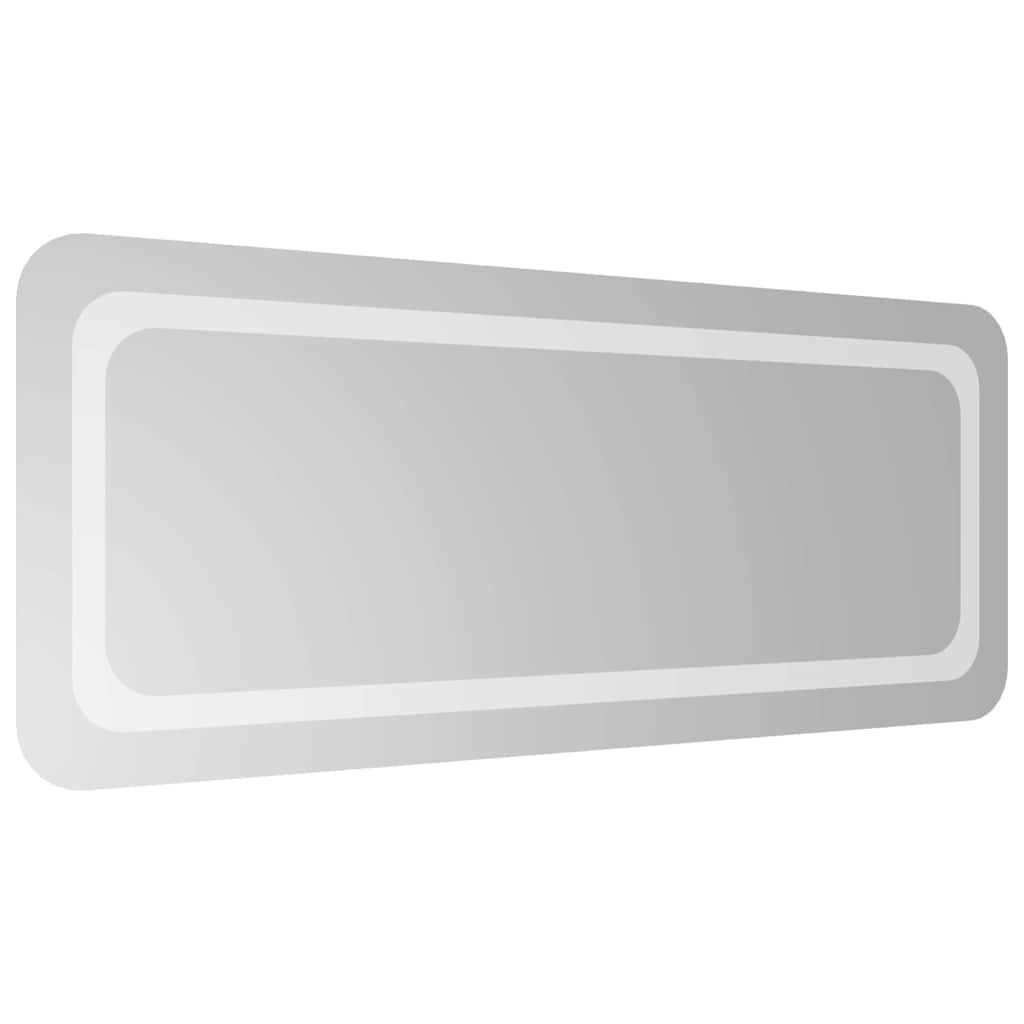 badeværelsesspejl med LED-lys 100x40 cm