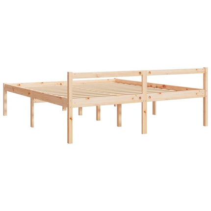 seniorseng 180x200 cm super kingsize massivt fyrretræ