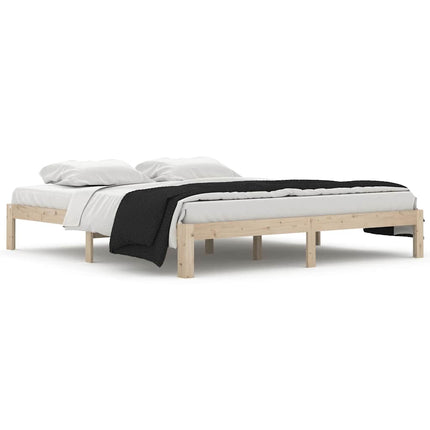 sengeramme 180x200 cm massivt fyrretræ