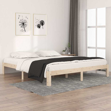 sengeramme 180x200 cm massivt fyrretræ