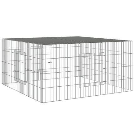 kaninbur 110x110x55 cm galvaniseret jern