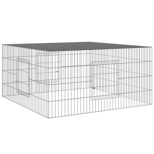 kaninbur 110x110x55 cm galvaniseret jern