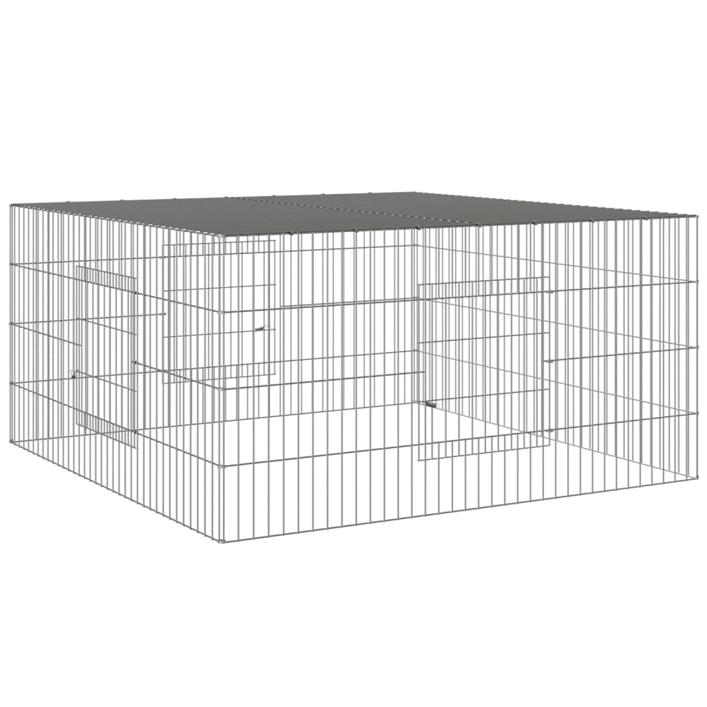 kaninbur 110x110x55 cm galvaniseret jern